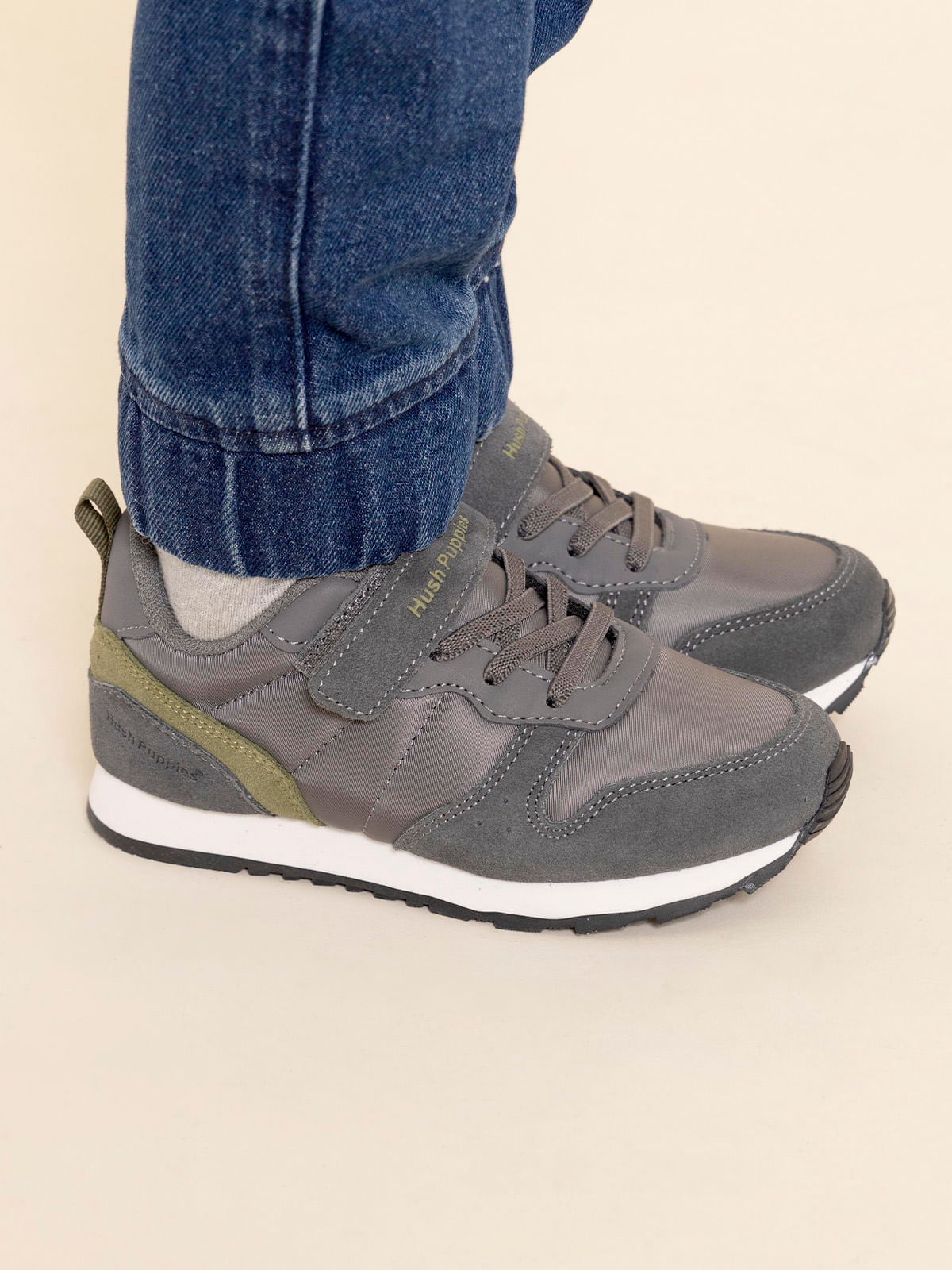 Zapatilla Niño Janet-K-VL Gris